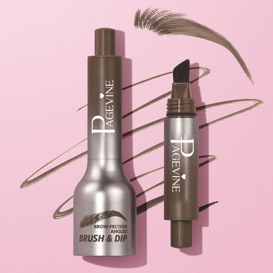 Brow Cream Big Brush Eyebrow Hairline Multi-purpose Not Smudge Press Wild Eyebrow Pencil