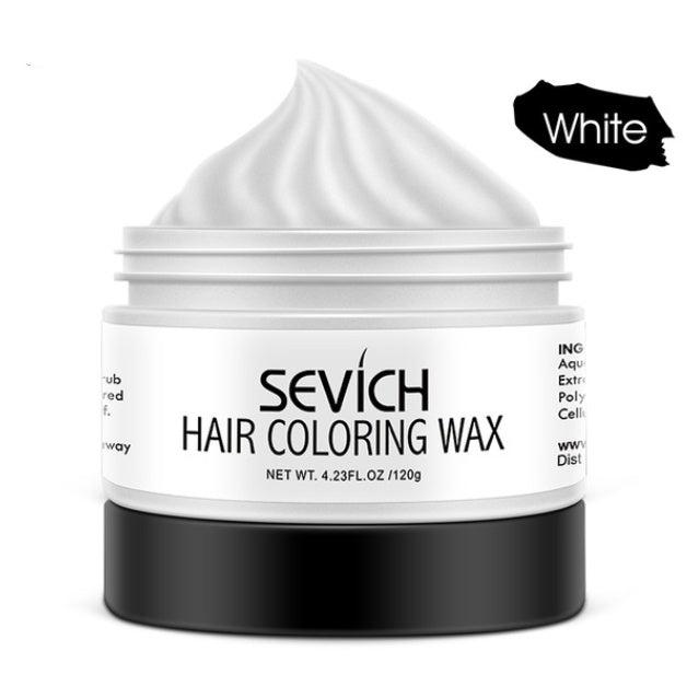 Disposable colored hair mud
