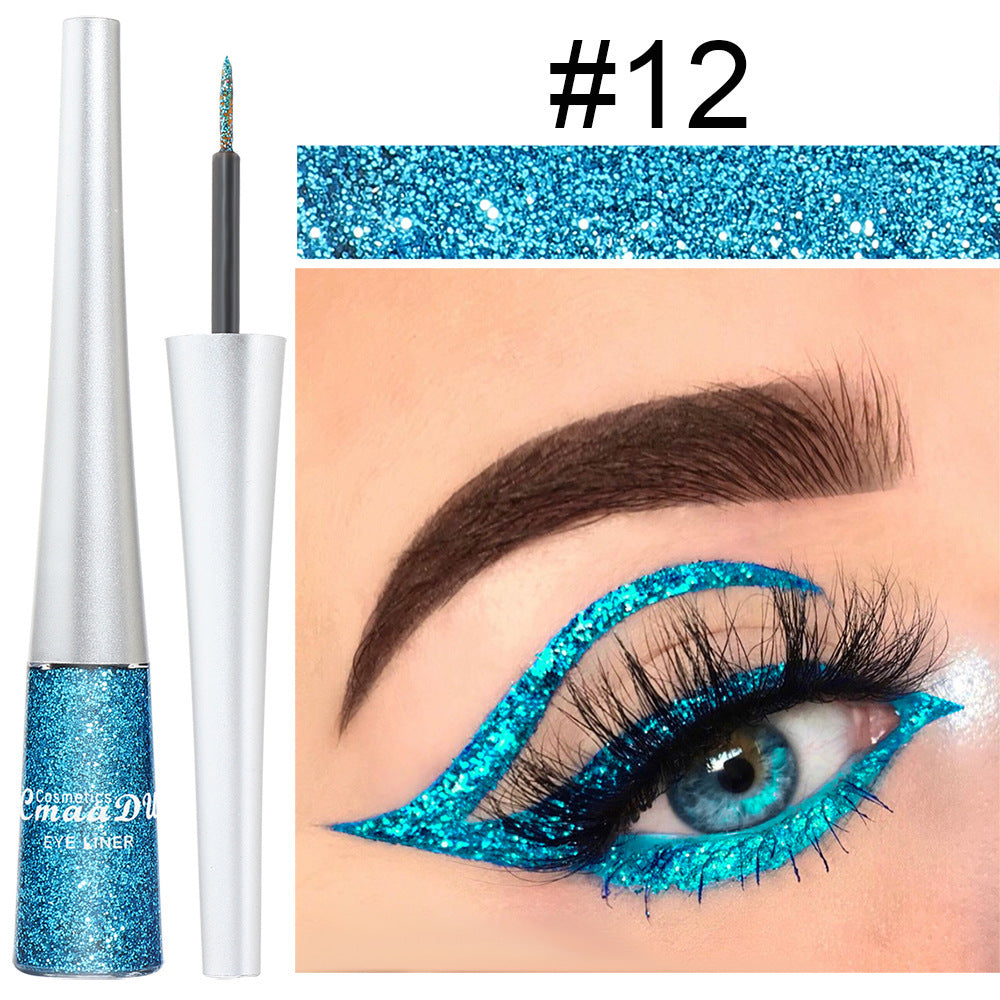 Creative Multicolor Glitter Powder Liquid Eyeliner