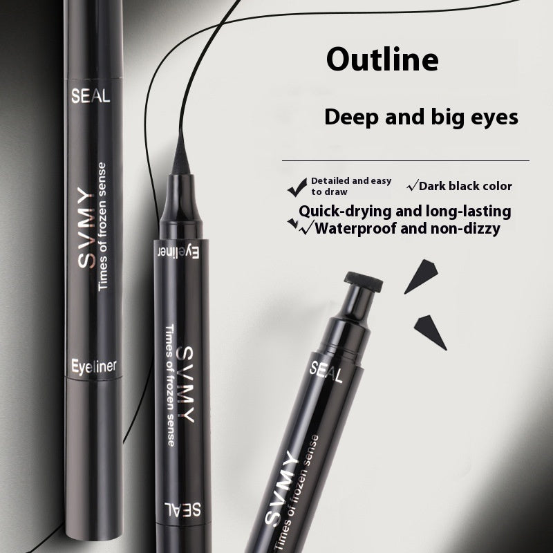 SVMY Double-headed Seal Eyeliner Waterproof Sweat-proof Long-lasting Quick-drying