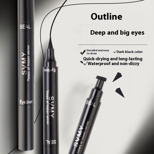 SVMY Double-headed Seal Eyeliner Waterproof Sweat-proof Long-lasting Quick-drying