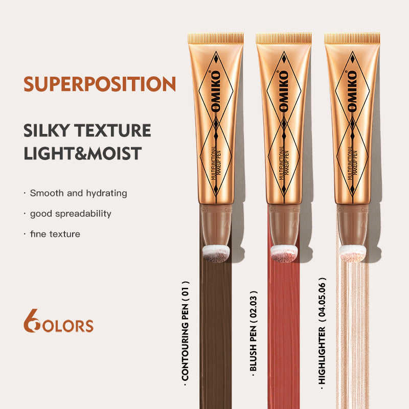 Multifunctional Makeup Liquid Shading Pen Thin And Glittering