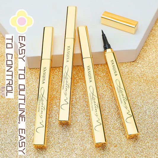 Eyeliner Waterproof And Sweat-proof Not Easy To Smudge Small Gold Bar Extremely Fine
