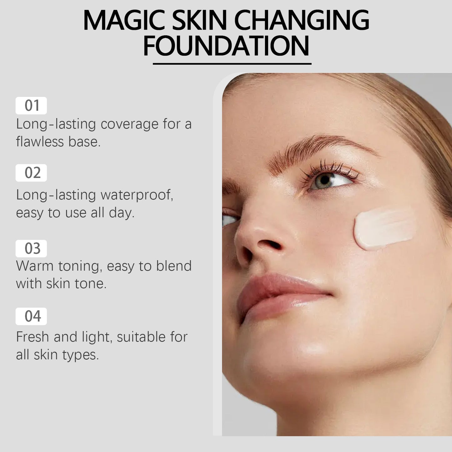 Temperature Change Longwear Foundation Light And Thin