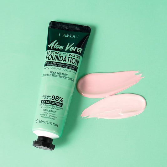 Aloe Liquid Foundation Two-color Cover Blemishes Skin Lifting Plant Extract