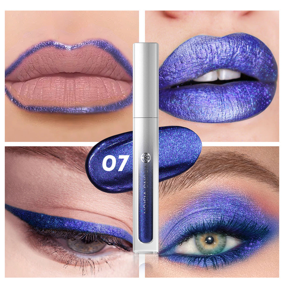 8 Colors  Lip Gloss Not Easy To Stick Cup Eye Shadow