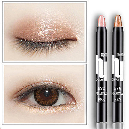 Pearlescent lying silkworm pen