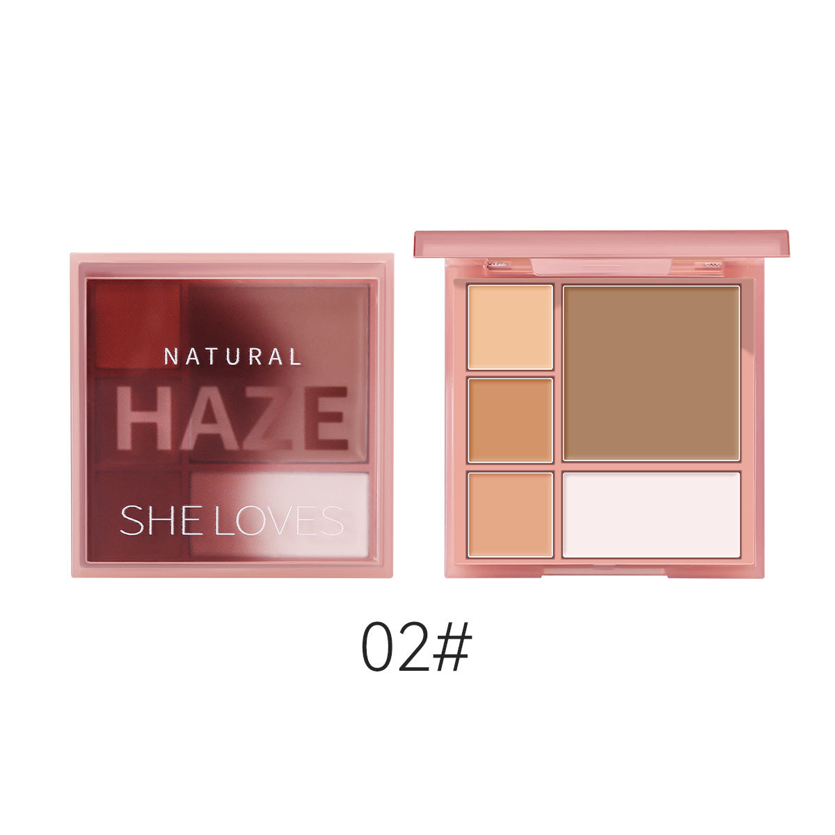 Five Color Contouring Palette Waterproof Concealer Matte Nose Shadow