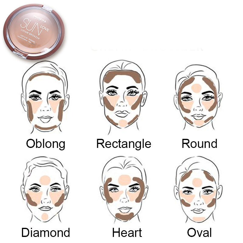 Three-dimensional V Face 6 Color Repairing Bronze Cream
