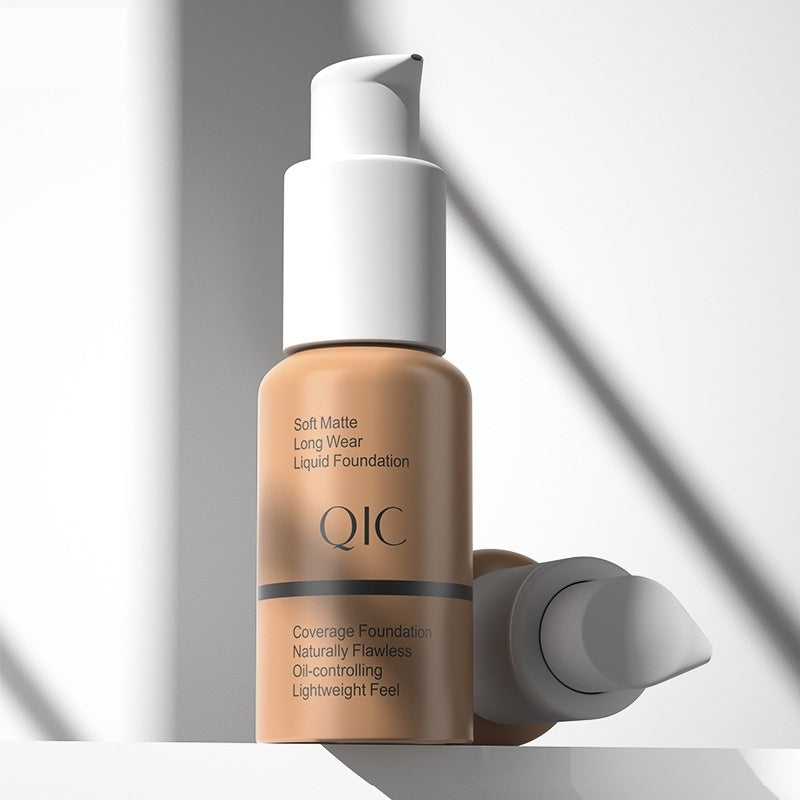 Concealer Smear-proof Makeup Waterproof Invisible Pore Liquid Foundation