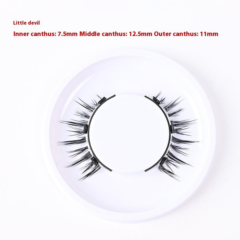 Magnetic Glue-free Three False Eyelashes Suit Collection Use Natural Simulation Long-lasting