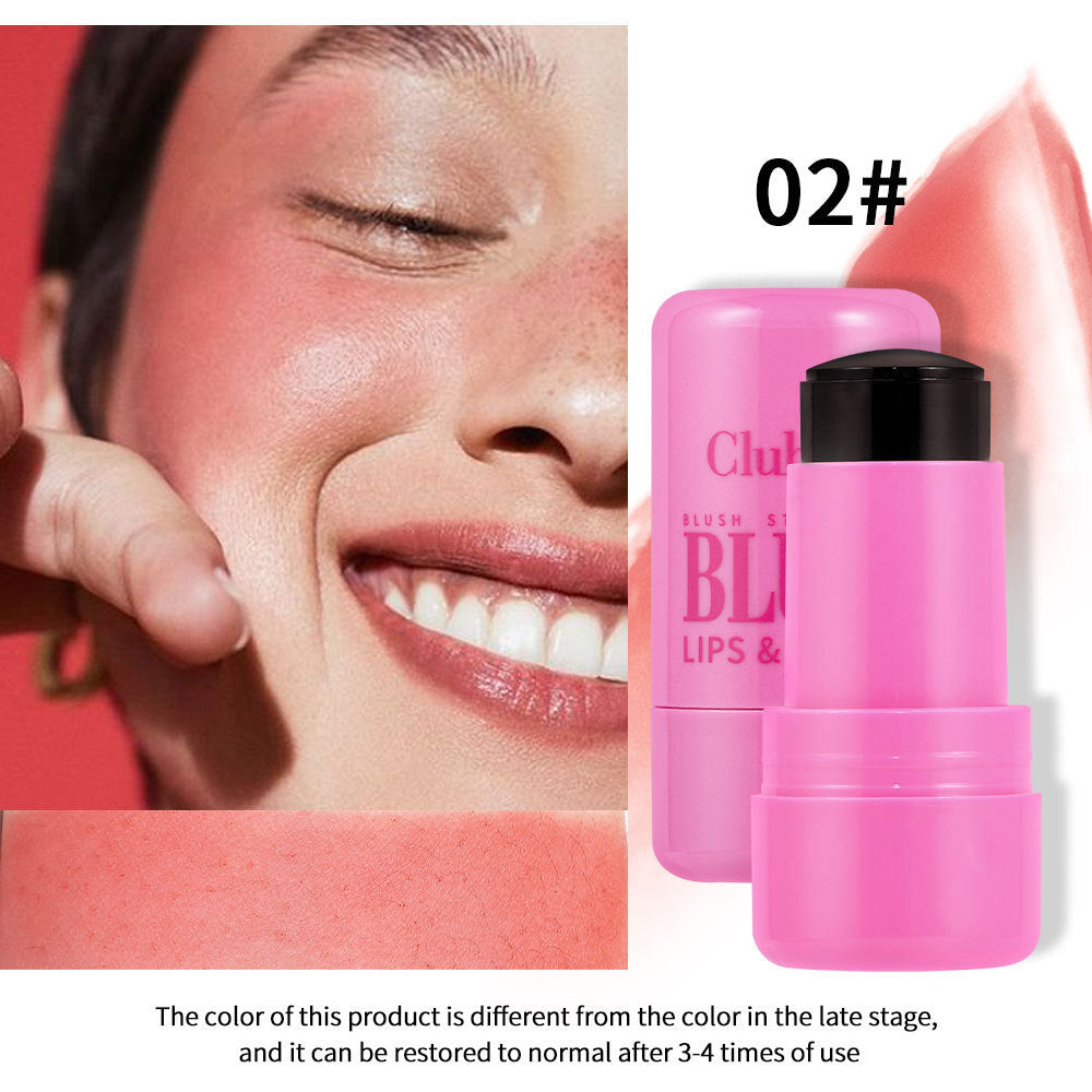 Bouncy Fruit Flavor Dyed Lip Brush Lip And Cheek Dual-use Natural Repair Lip Gloss Stick