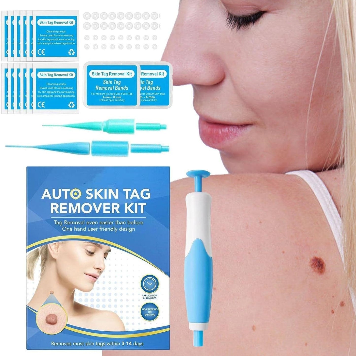 Skin-removing Pen Meat-removing Mole-removing Wart-removing Device 2-generation Boxed
