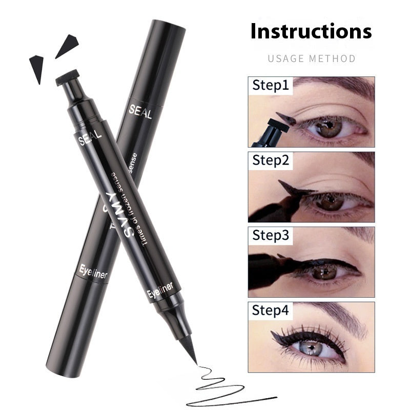 SVMY Double-headed Seal Eyeliner Waterproof Sweat-proof Long-lasting Quick-drying
