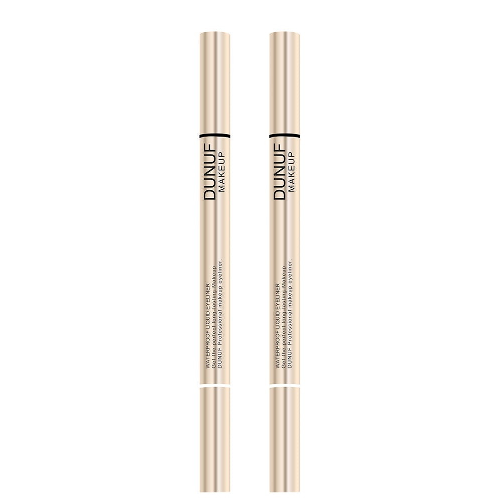 Simple And Smudge-free Long-lasting Double-ended Eyeliner