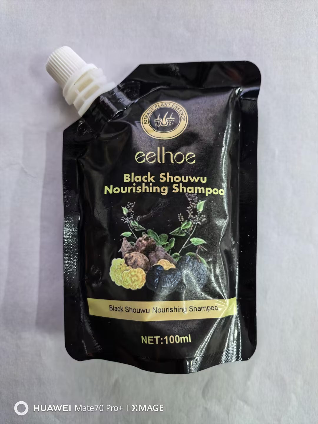 Black Ganoderma Lucidum Polygonum Multiflorum Shampoo
