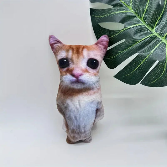 Cute El Gato Cat Plush Toys Wowwow Cat Dolls Plushies Simulation Stuffed Animals Birthday Holiday Gift Kids Collectible Toy