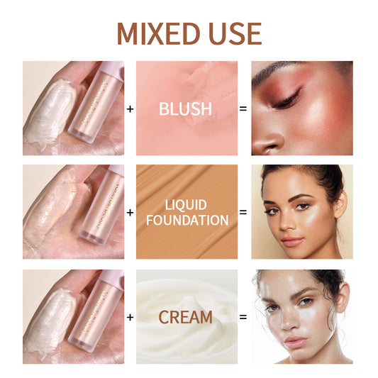 Correction Skin Color Liquid Highlight Eyeshadow Facial Brightening