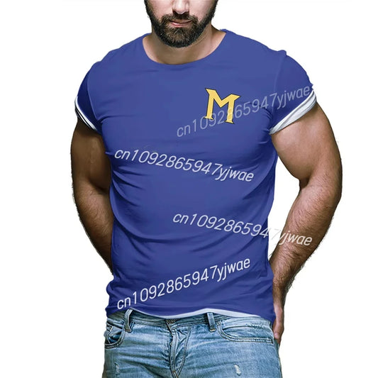 Sports Breathable Jersey LENDERS Summer Men's T-shirt Captain Winglet Cosplay Unisex Kids Short-sleeved Tops Oversized Tees