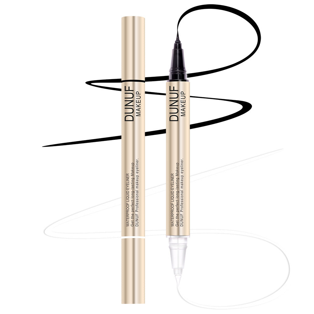 Simple And Smudge-free Long-lasting Double-ended Eyeliner