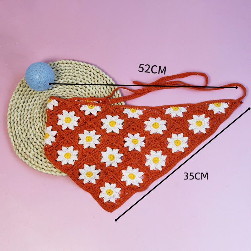 All-matching Triangular Binder Knitted Hair Band