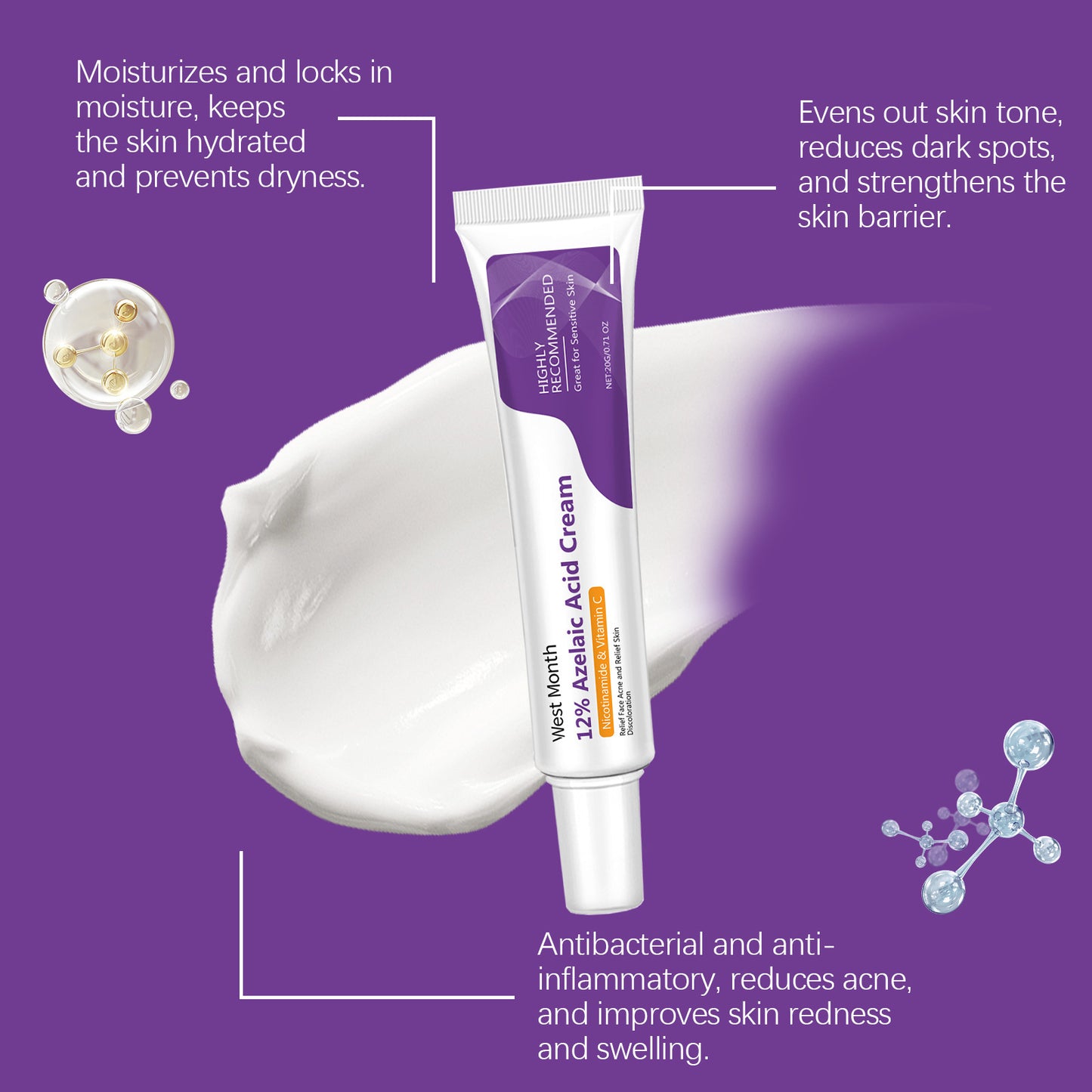 Azelaic Acid Repair Cream Desalting Pimple