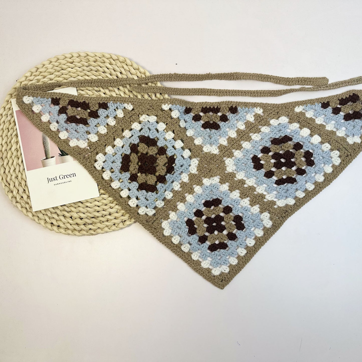 All-matching Triangular Binder Knitted Hair Band
