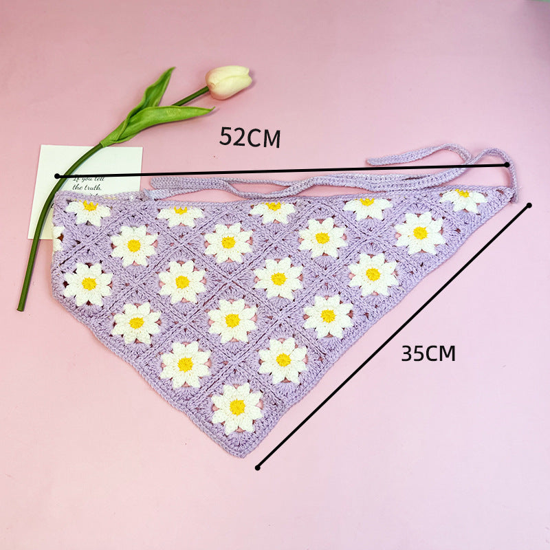 All-matching Triangular Binder Knitted Hair Band