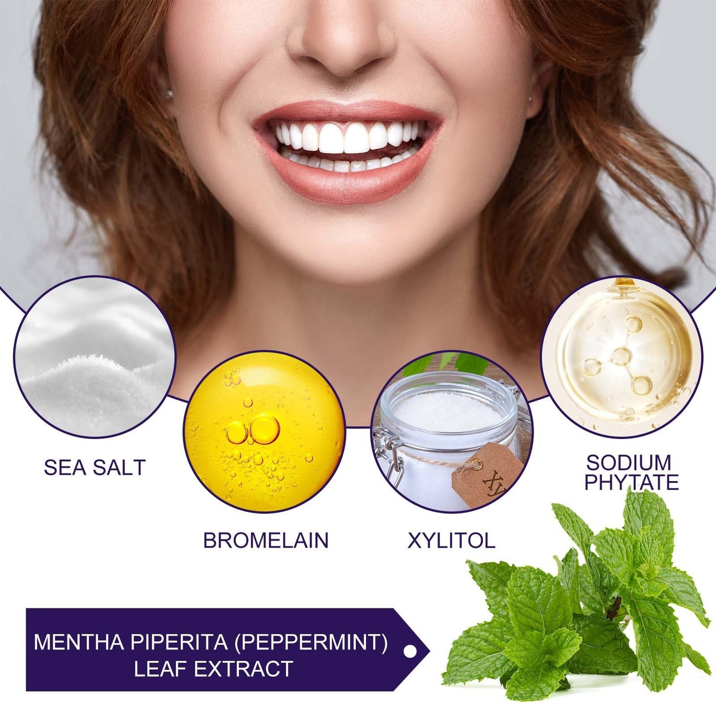 Double Mint Purple Toothpaste To Clean Teeth