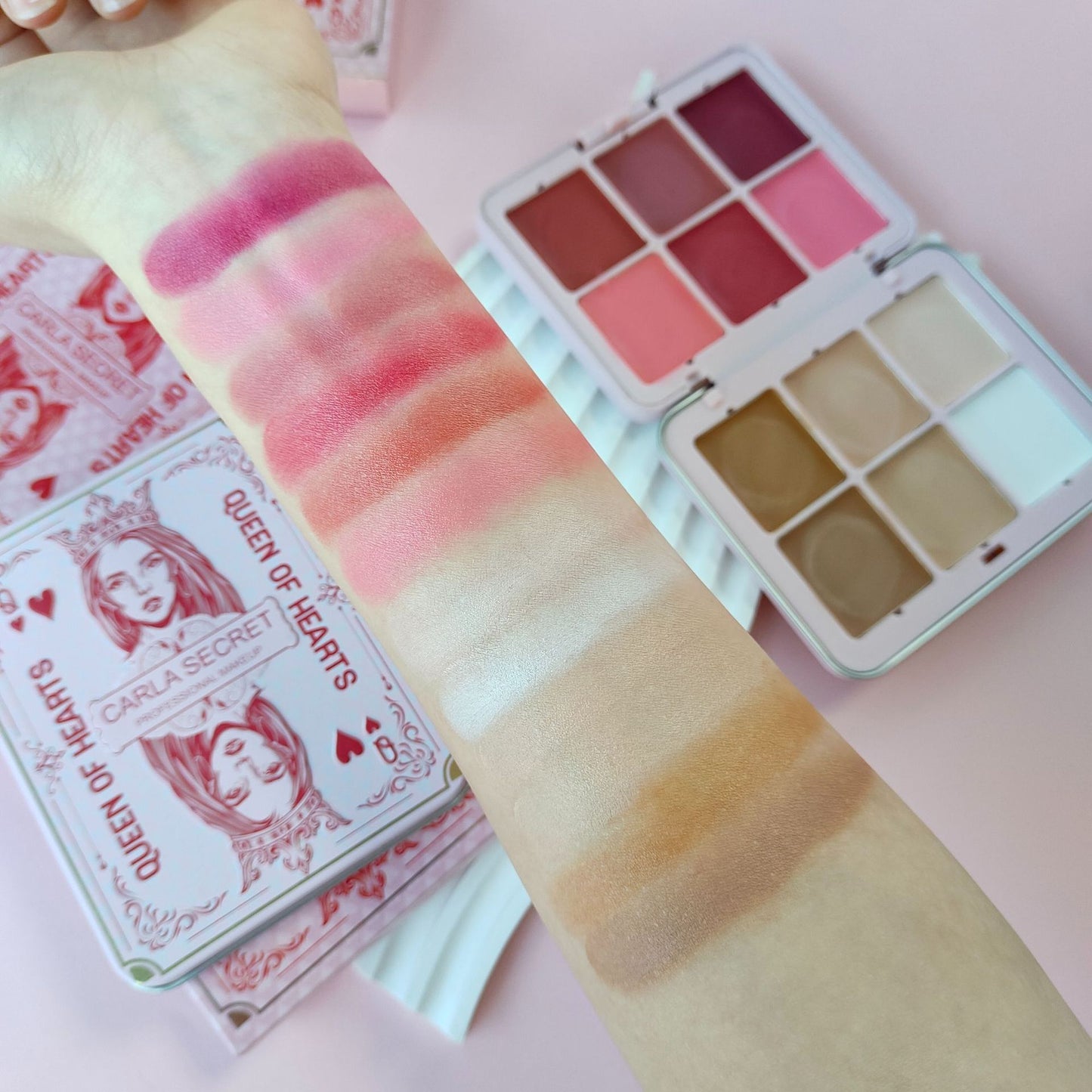 12 Color Iron Box Rouge Natural Matte Blusher