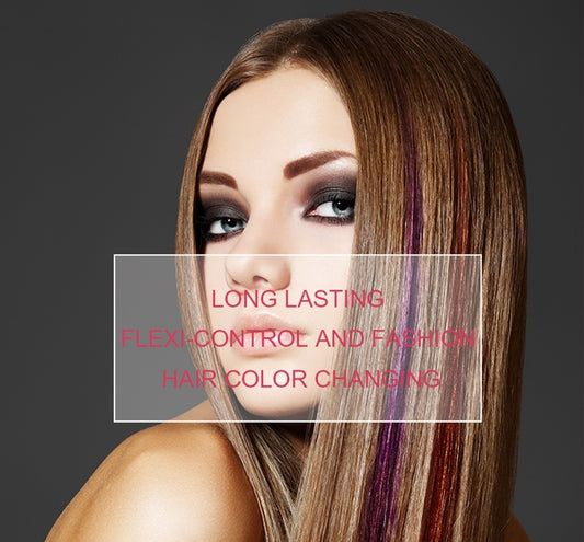 Disposable colored hair mud
