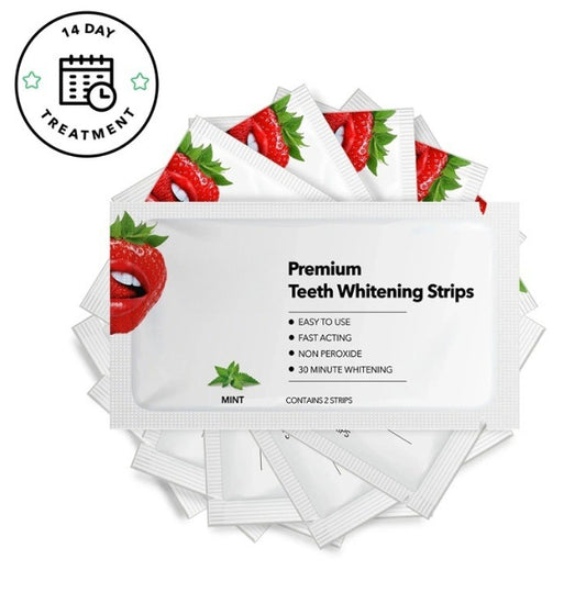 Teeth Brightening And Whitening Strawberry Care Strips