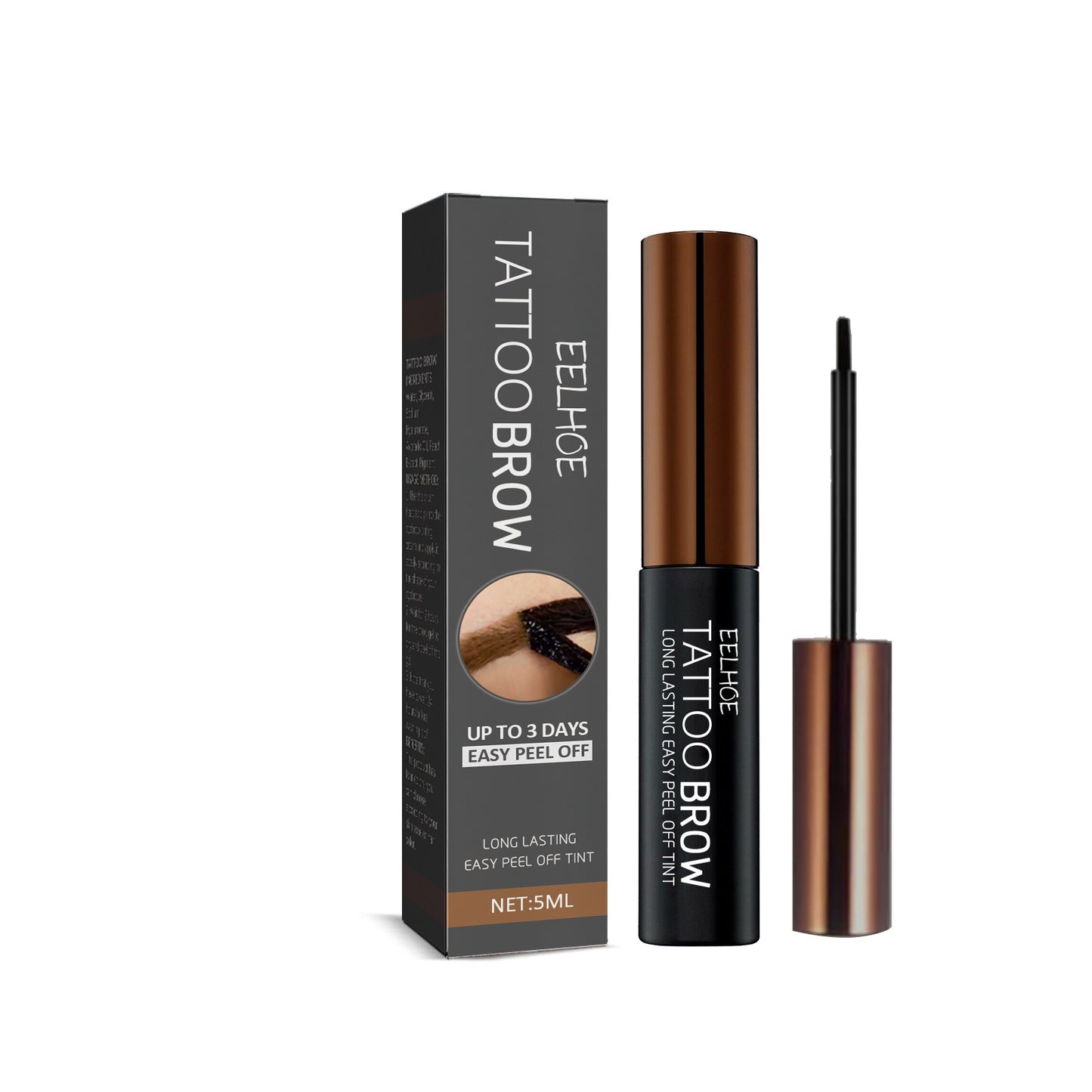 Waterproof And Sweat-proof Not Easy To Smudge Create Three-dimensional Natural Wild Tear And Pull Eyebrow Cream