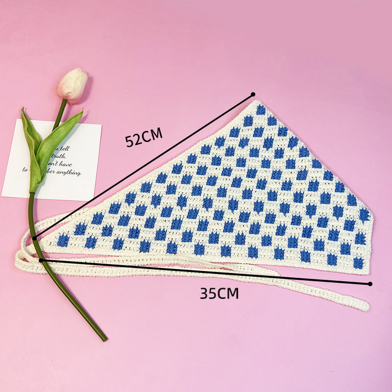 All-matching Triangular Binder Knitted Hair Band