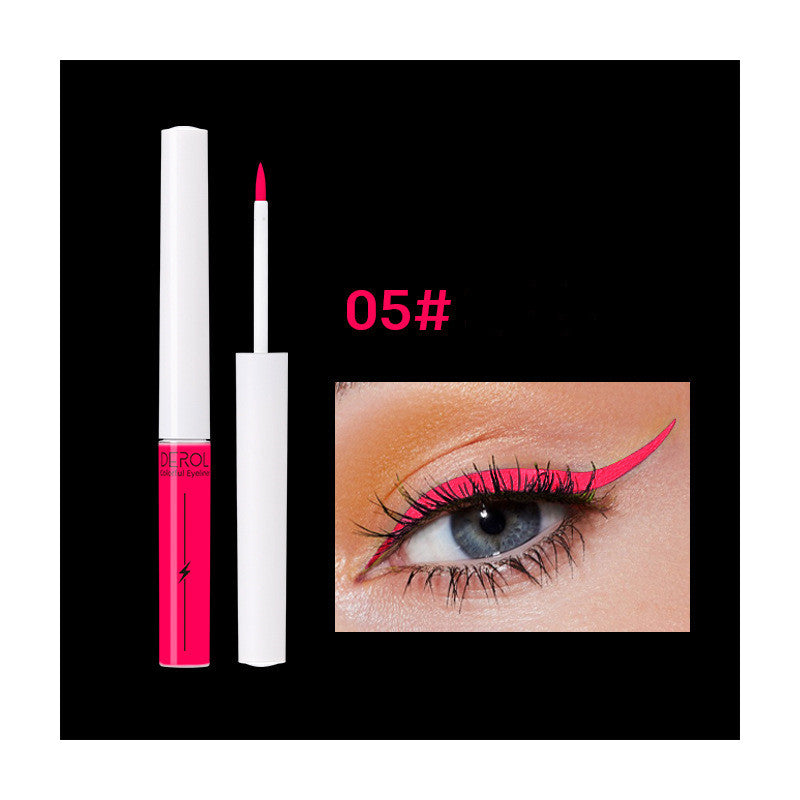 Quick Drying Water-soluble Color Luminous UV Eyeliner Liquid Pen