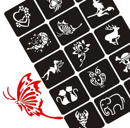 Semi-permanent Tattoo Stickers Juice Small Template Waterproof