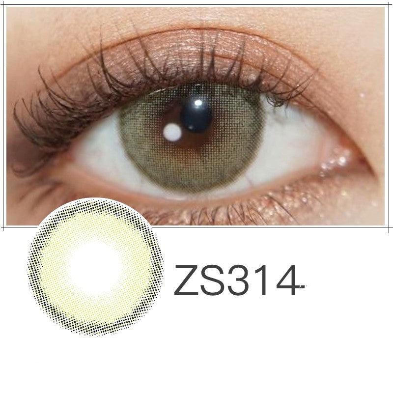 Beauty Pupil Male Students Natural Blue Male Gray Myopia Brown