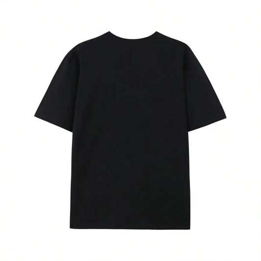 Wicked Smaht Boston Men's T-Shirt - Black Cotton Regular-Fit Casual Tee with Bold White Lettering, Comfortable