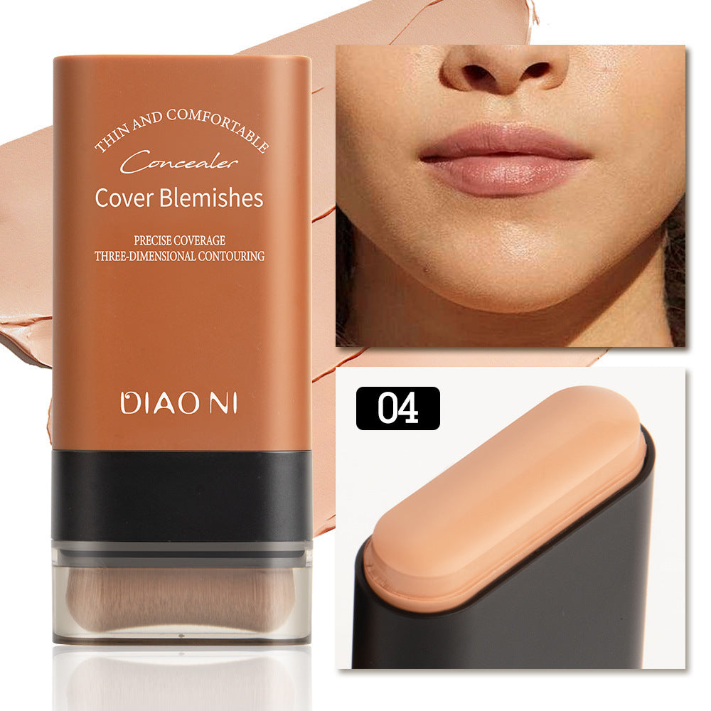 DIAONI With Brush 5 Colors 20g Moisturizing Light Transparent Concealing Foundation