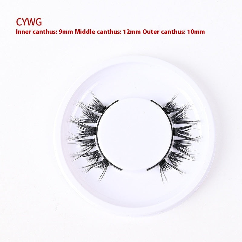 Magnetic Glue-free Three False Eyelashes Suit Collection Use Natural Simulation Long-lasting