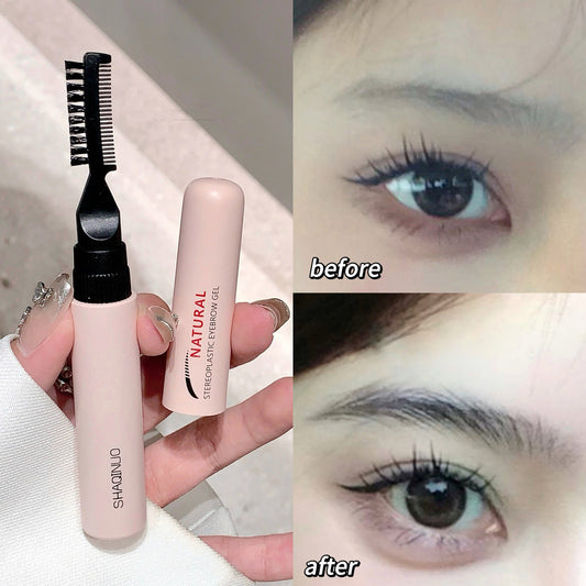 Natural Three-dimensional Plastic Double-headed Brow Cream