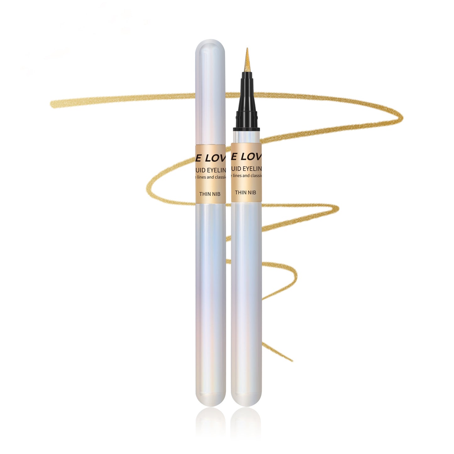 Quick-drying Durable Waterproof And Sweatproof Not Smudge Smear-proof Makeup Brown Liquid Eyeliner