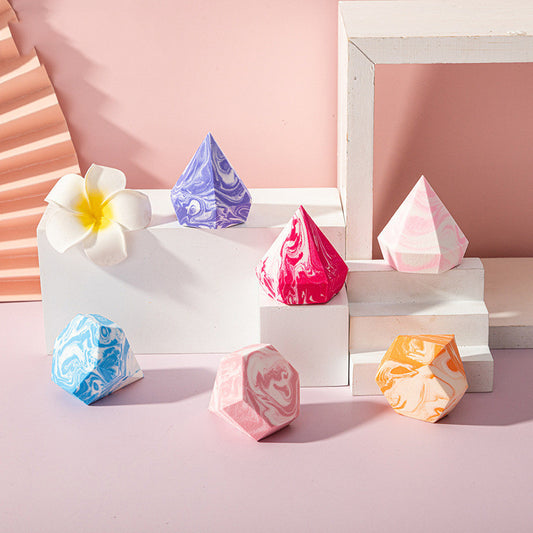 Diamond Type Two Color Wet And Dry Non Latex Makeup Tool Beauty Egg