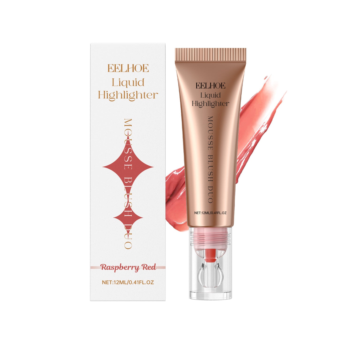 Natural Lightweight Matte Repair Highlight Multifunctional Face Blusher