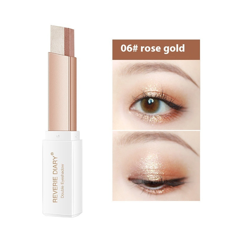 Shake Rotary Velvet Gradient Two-color Eye Shadow Stick