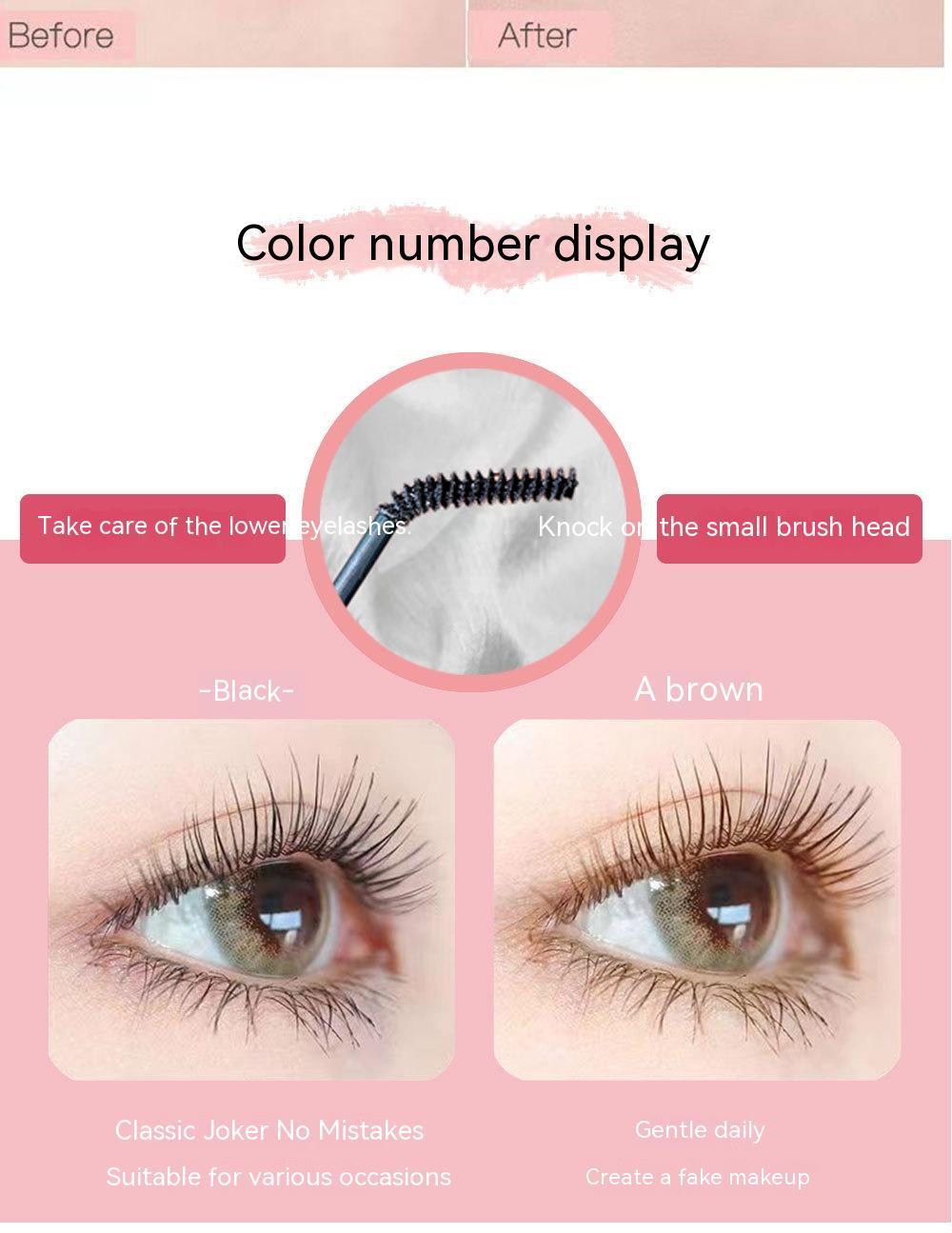 Natural Base Waterproof Thick Not Smudge Mascara