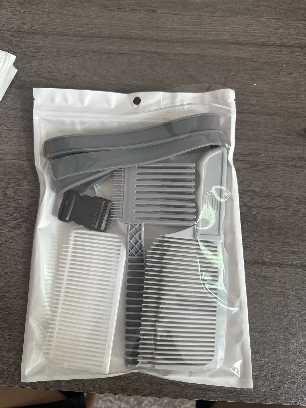 Men's Trim Hair Salon Long Handle Hairdressing Household Caliper Comb