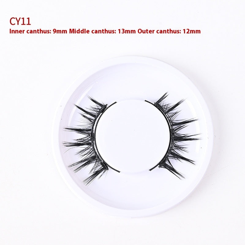 Magnetic Glue-free Three False Eyelashes Suit Collection Use Natural Simulation Long-lasting