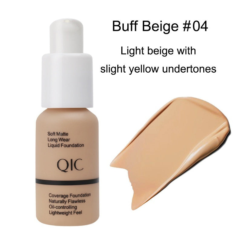 Concealer Smear-proof Makeup Waterproof Invisible Pore Liquid Foundation