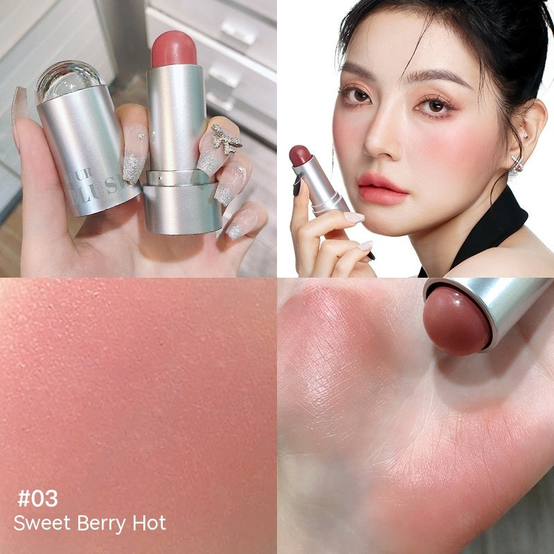 Touch Color Mist Silver Tube Blush Stick Lips And Cheeks Can Be Used For Natural Development